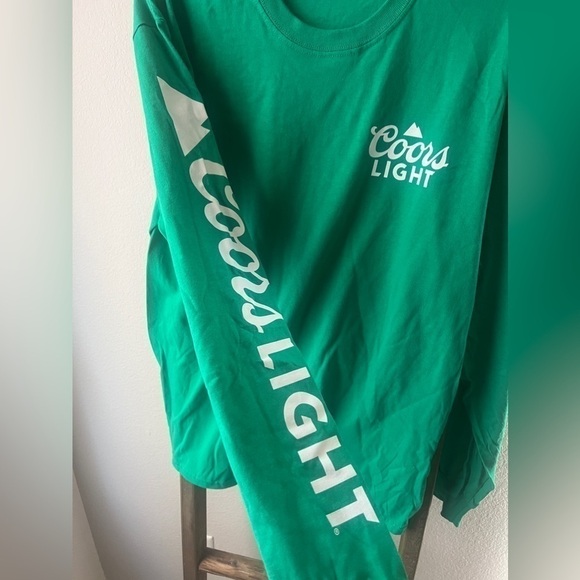 nwot - green, long sleeve, Coors light - Picture 2 of 4